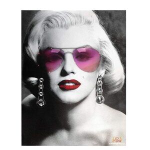 Marilyn Monroe LED Canvas Wall Art 16x20 Lighted Pop Culture Decor